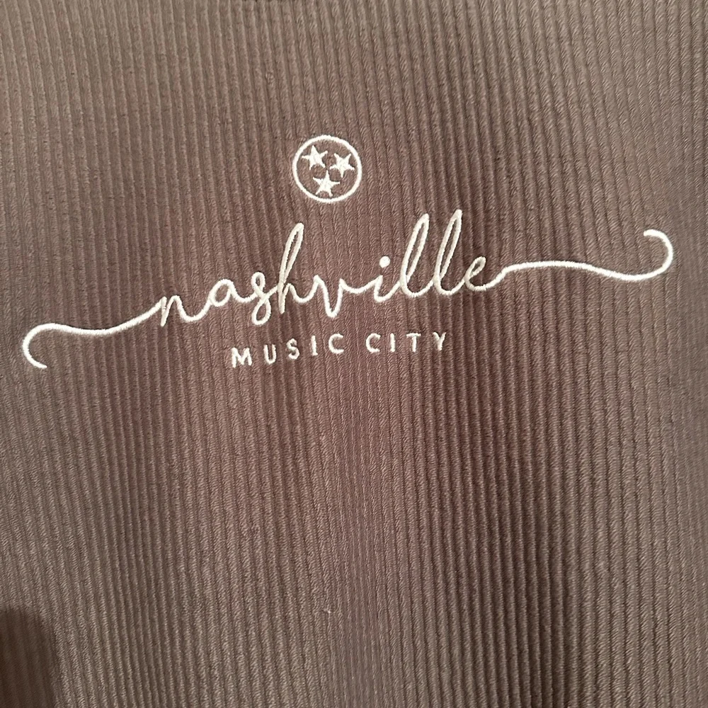 Nashville Ribbed Cropped Sweater